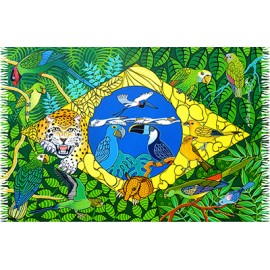 Bandeira do Brasil Naif